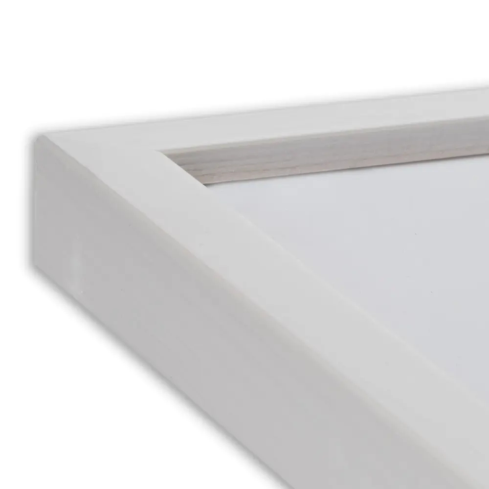 Ram Oslo Vit 13x18 cm - Passepartout Svart 7x10 cm