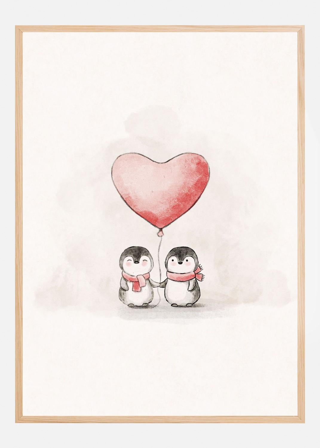 Product Image for Penguin in Love Poster (30x40 cm)