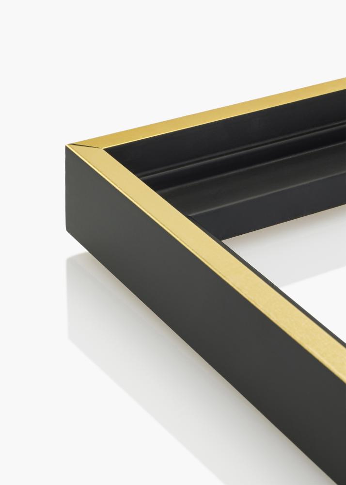 Canvasram Tacoma Svart / Guld 60x60 cm