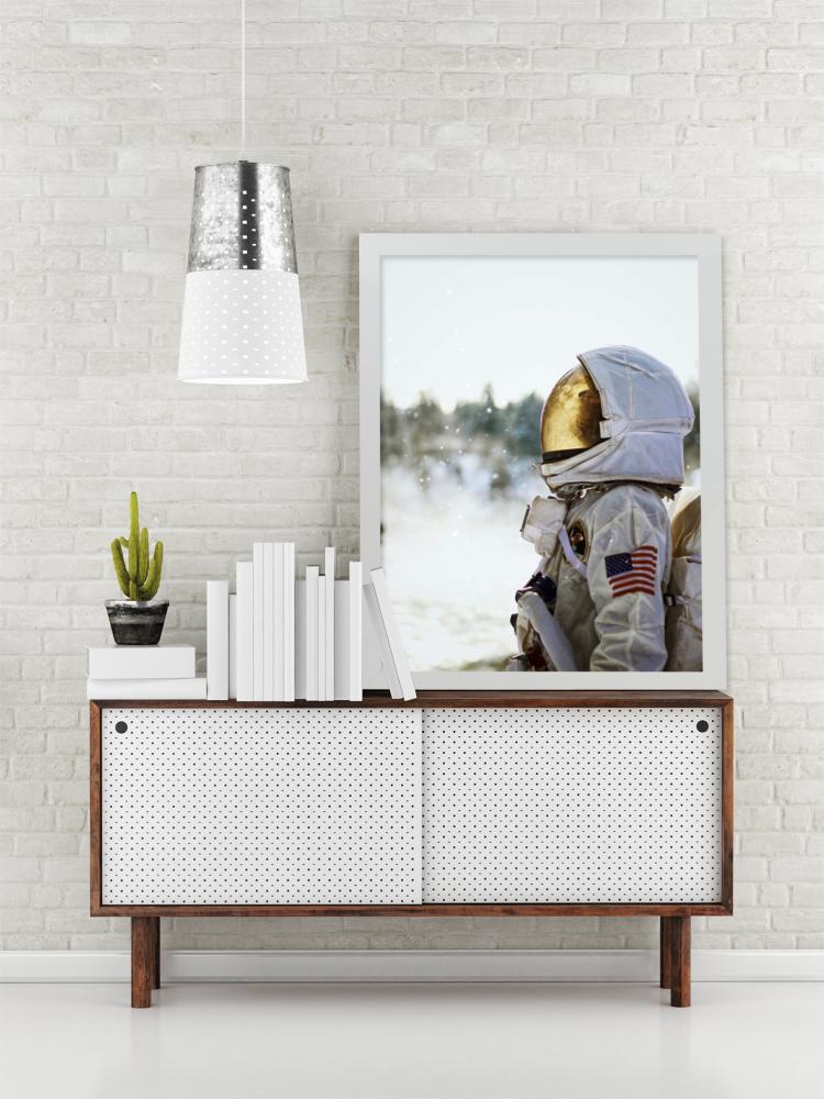 Ram Högsjö Vit - Valfri Storlek