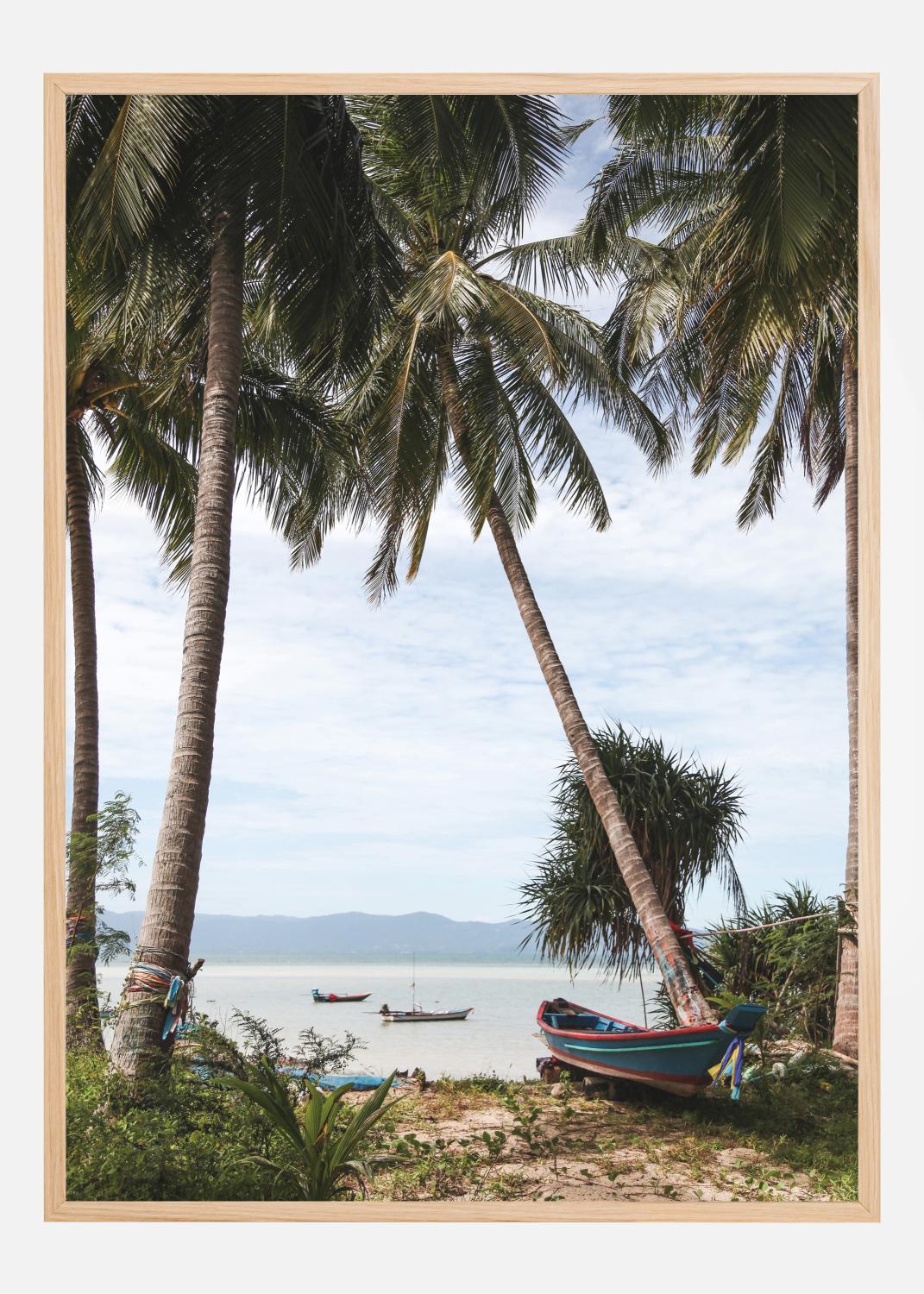 Boats In Thailand Poster (21x29.7 cm (A4))