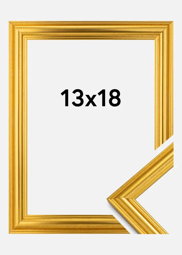 Ram Frigg Guld 13x18 cm