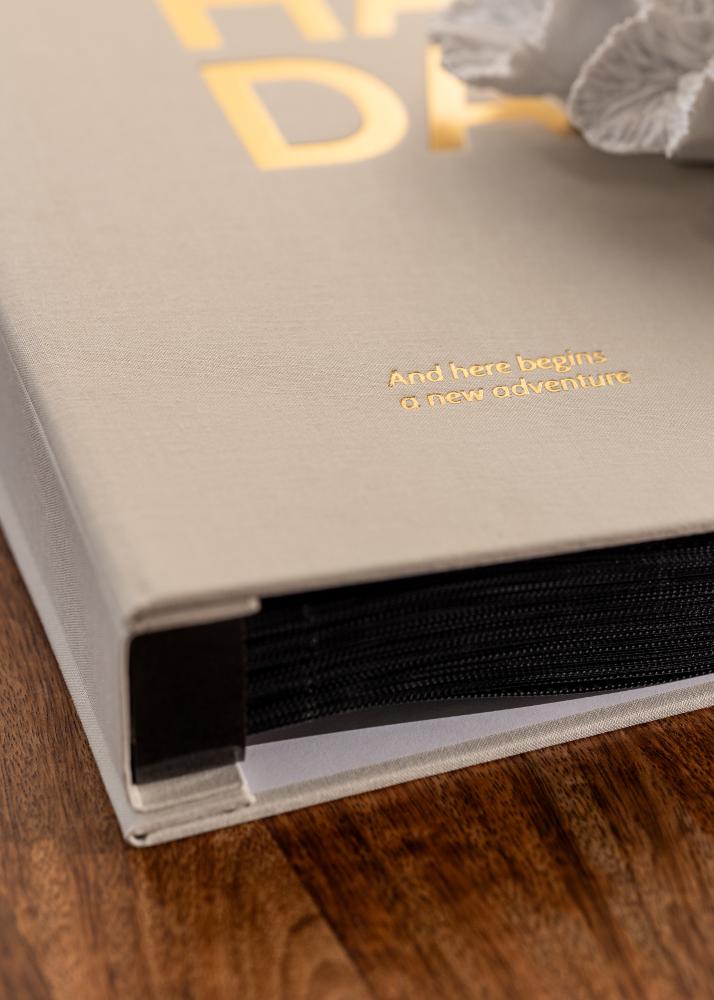 KAILA Fotoalbum OH HAPPY DAY Creme - 600 bilder i 10x15 cm