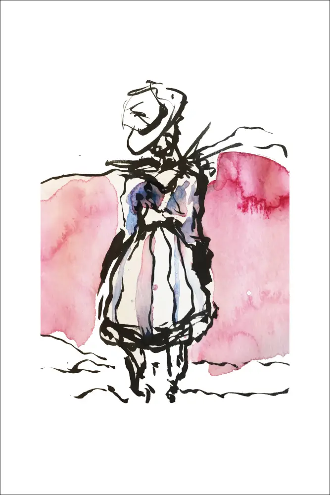 Woman in the horizon Poster