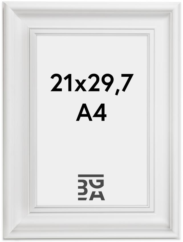 Ram Dalarna Vit 21x29,7 cm (A4)