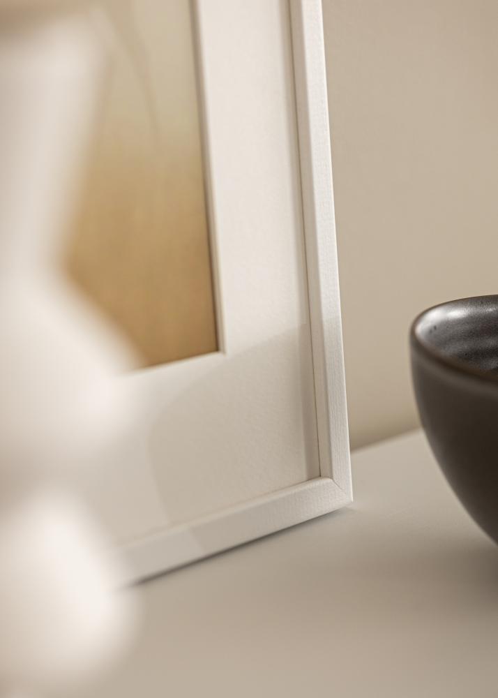 Ram Kaspar Akrylglas Vit 35x50 cm