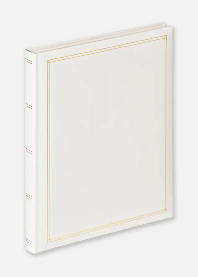 Monza Album Självhäftande Vit - 25x30 cm (30 Sidor)