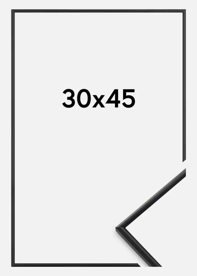 Ram Can-Can Svart 30x45 cm