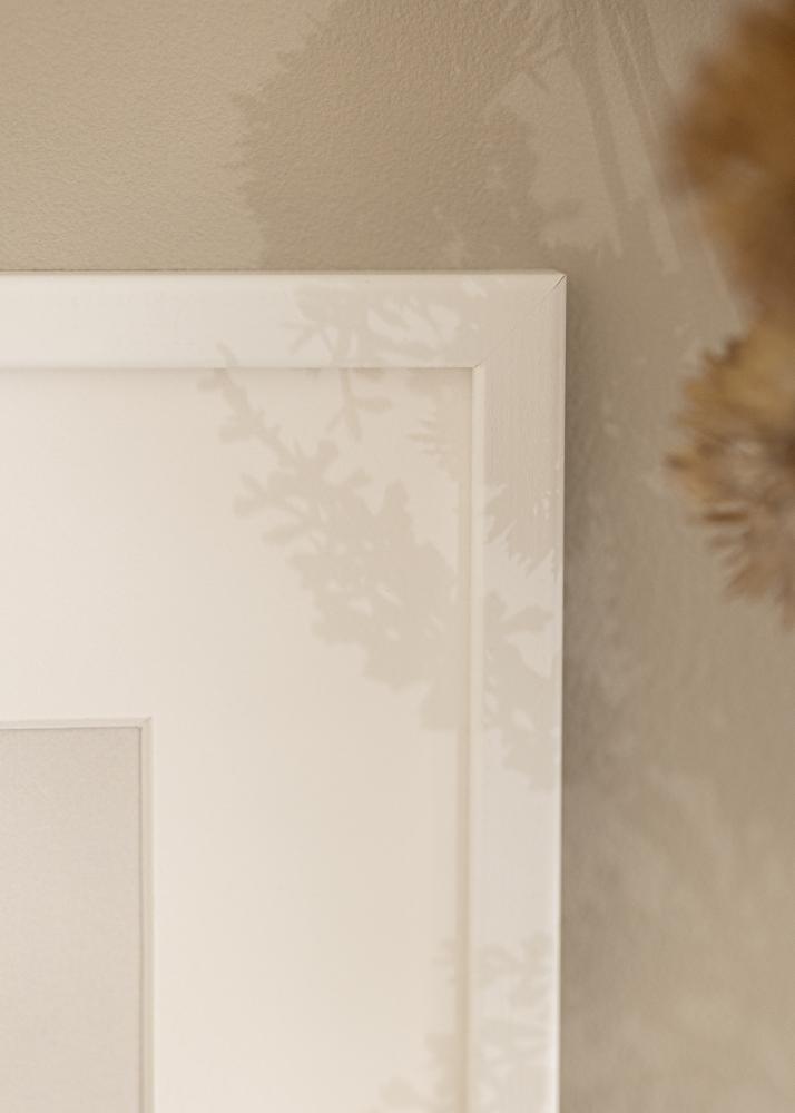 Ram Kaspar Akrylglas Vit 35x50 cm