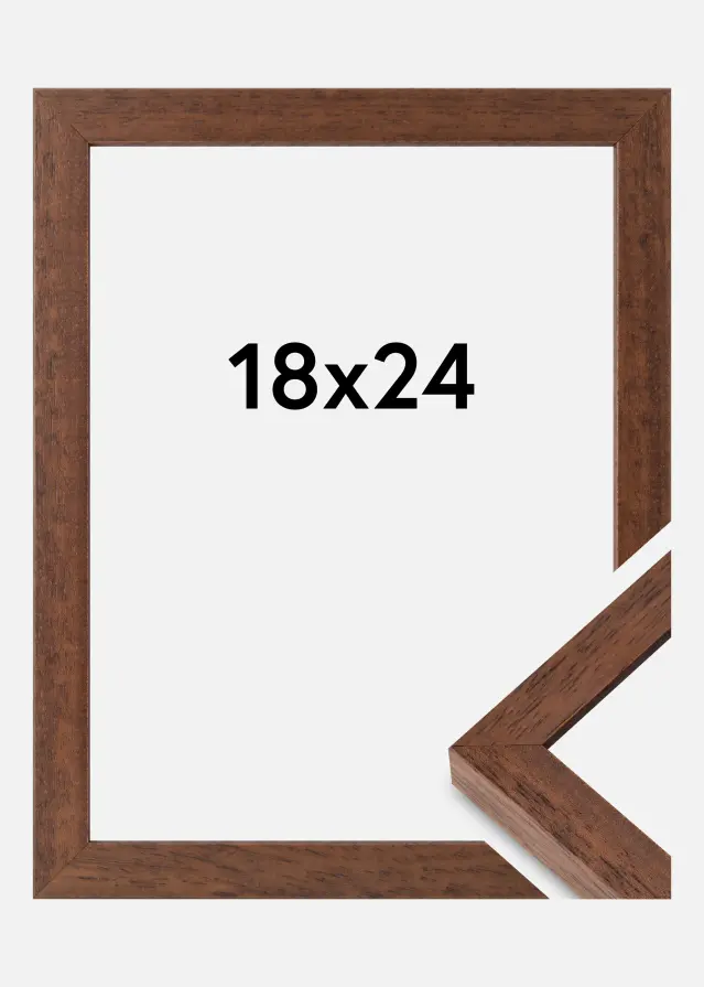 Ram Hermes Akrylglas Teak 18x24 cm