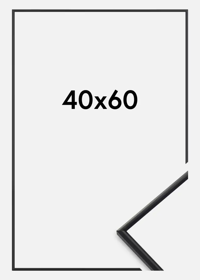 Ram Can-Can Svart 40x60 cm