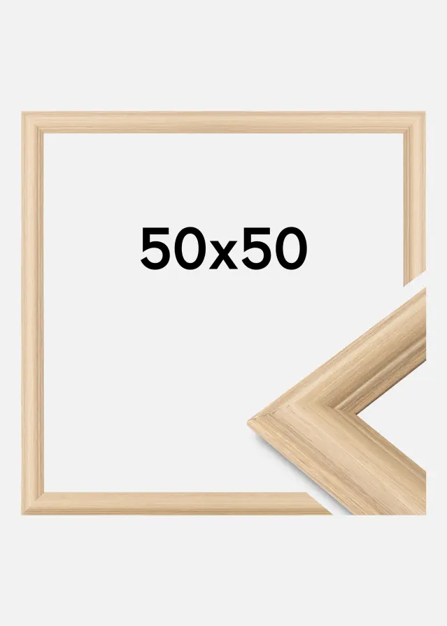 Ram Västkusten Akrylglas Ek 50x50 cm