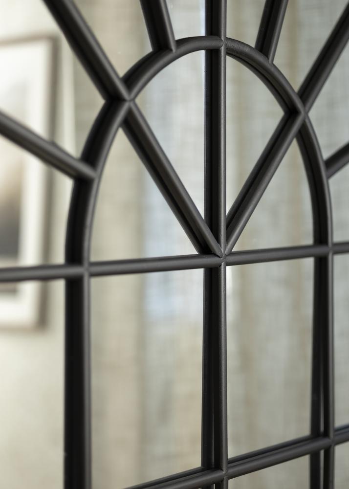 Spegel Window Tall Dome Svart 103x180 cm
