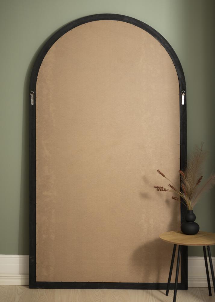 Spegel Window Tall Dome Svart 103x180 cm