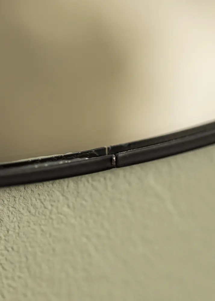 KAILA Round Mirror - Thin Black 40 cm Ø