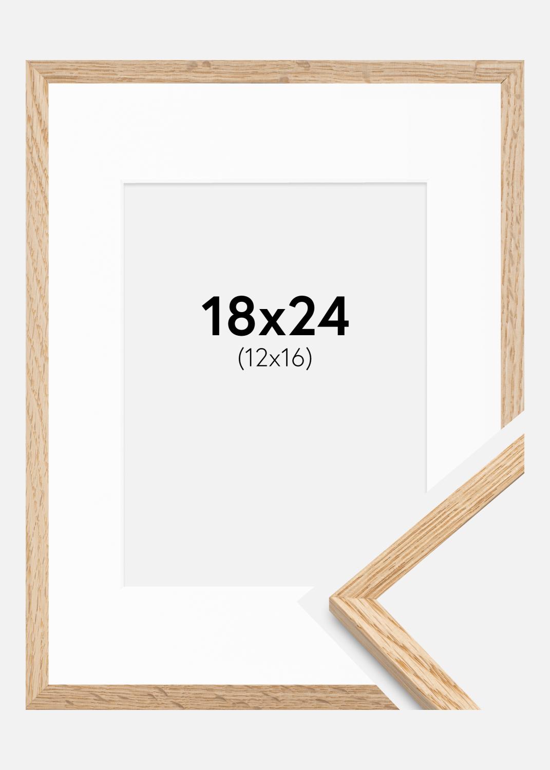 Product Image for Ram Tunn Ek 18x24 cm - Passepartout Vit 13x17 cm