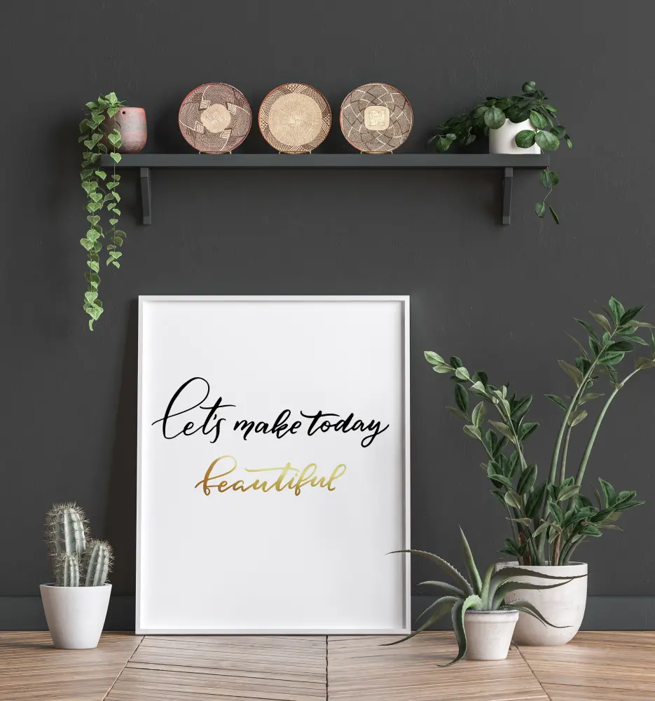 Beautiful Gold 30x40 cm Poster