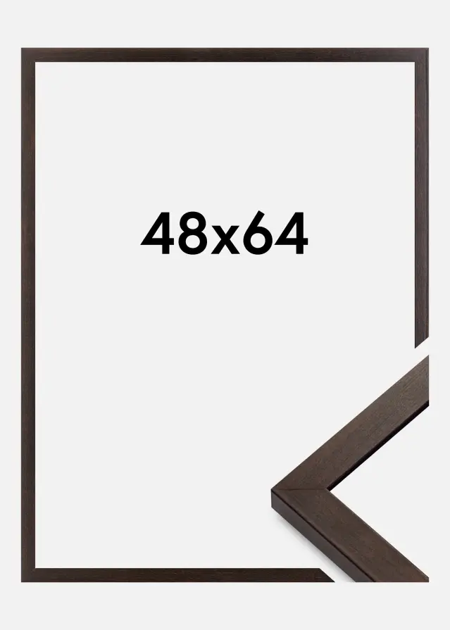 Ram Selection Akrylglas Valnöt 48x64 cm