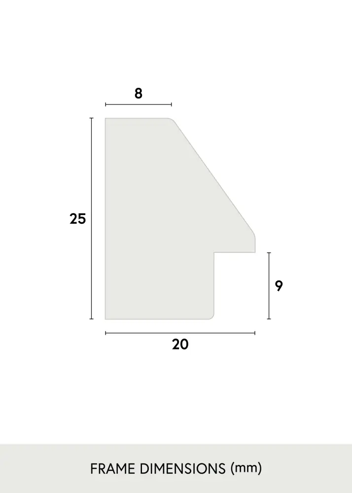 Ram Globe Svart 61x91,5 cm