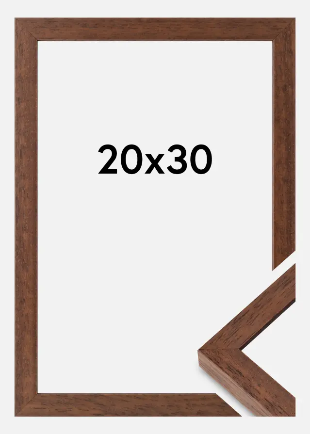 Ram Hermes Akrylglas Teak 20x30 cm