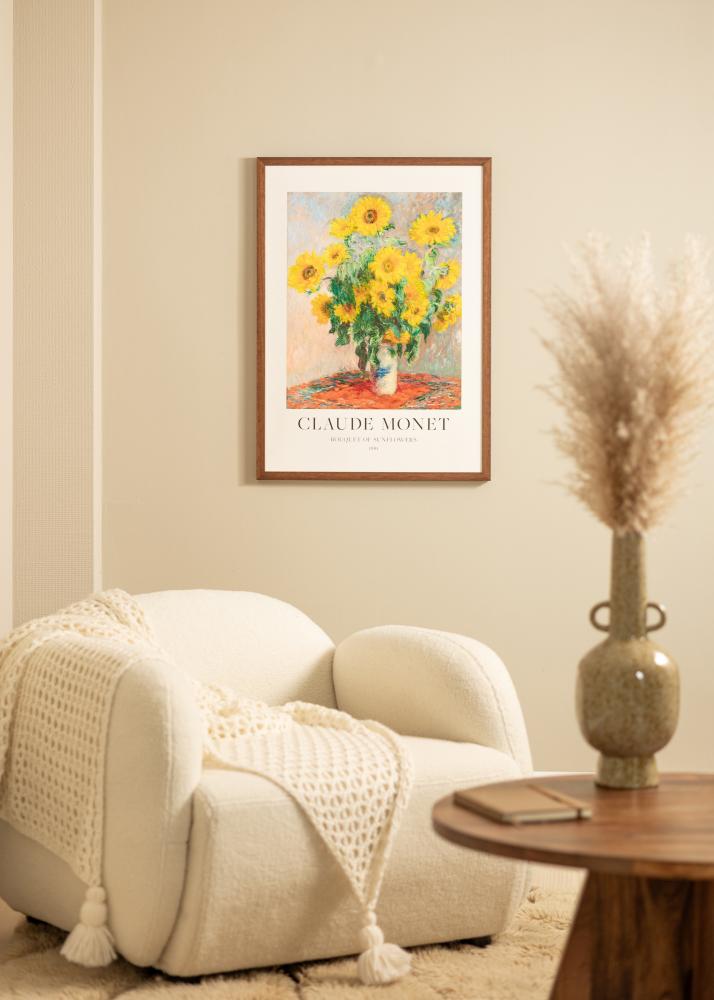 Ram Hermes Akrylglas Teak 24x30 cm