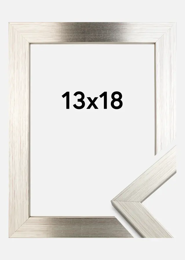 Ram Silver Wood 13x18 cm