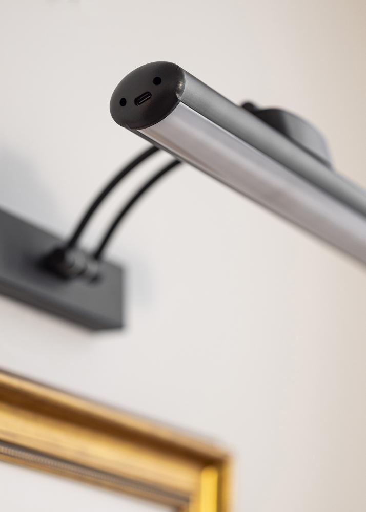 KAILA Gleam Batteridriven Tavelbelysning 32 cm - Svart