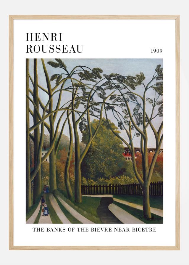 Henri Rousseau - The Banks Of The Bier Near Bicetre Poster