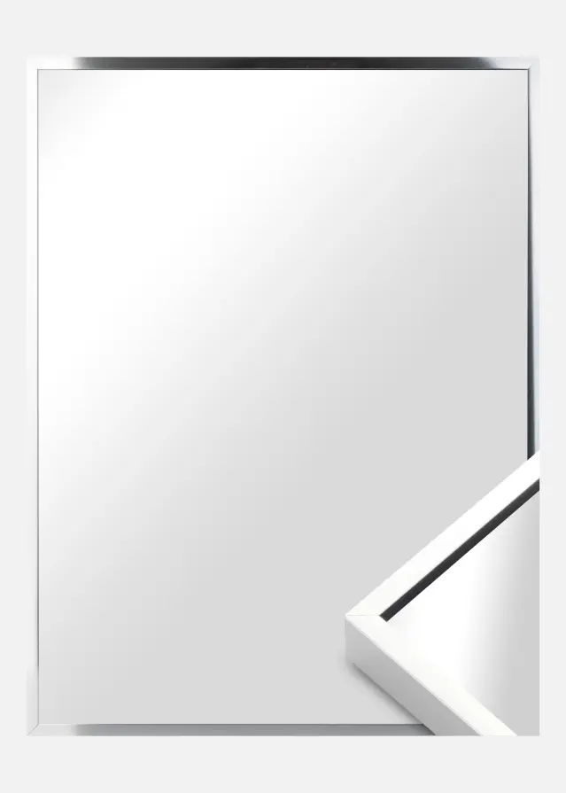 Spegel Nielsen Premium Alpha Blank Silver - Egna mått