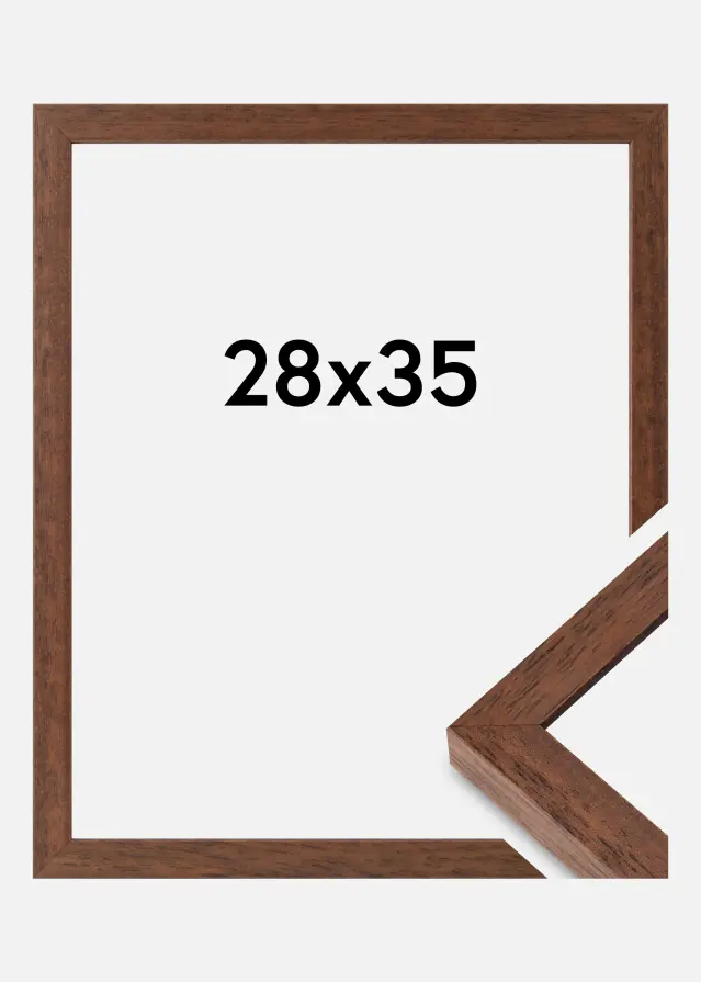 Ram Hermes Akrylglas Teak 28x35 cm