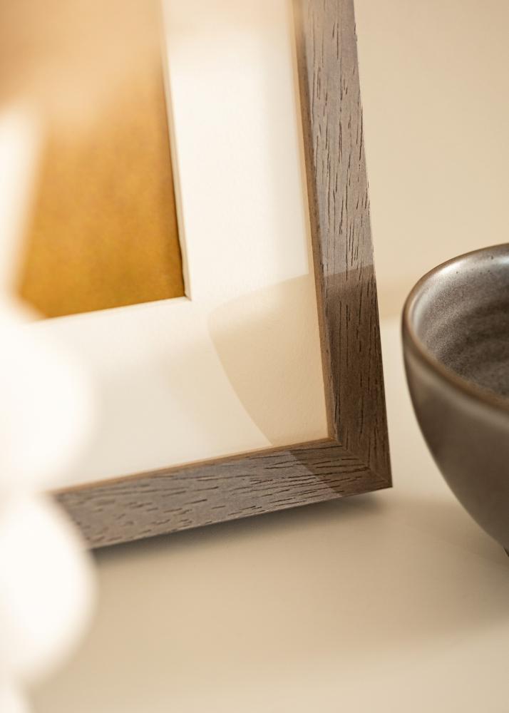 Ram Hermes Akrylglas Grå 60x80 cm