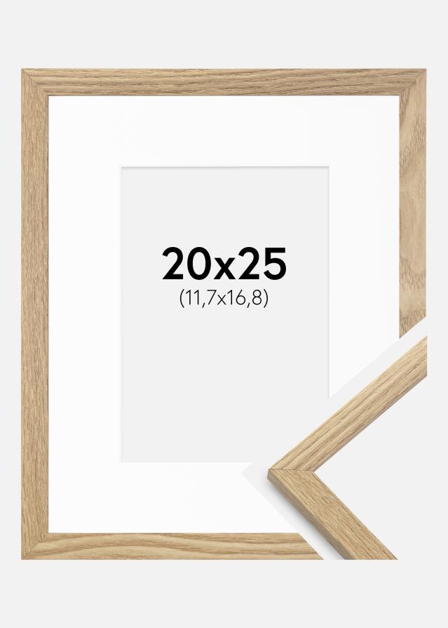 Ram Trendy Ek 20x25 cm - Passepartout Vit 5x7 inches