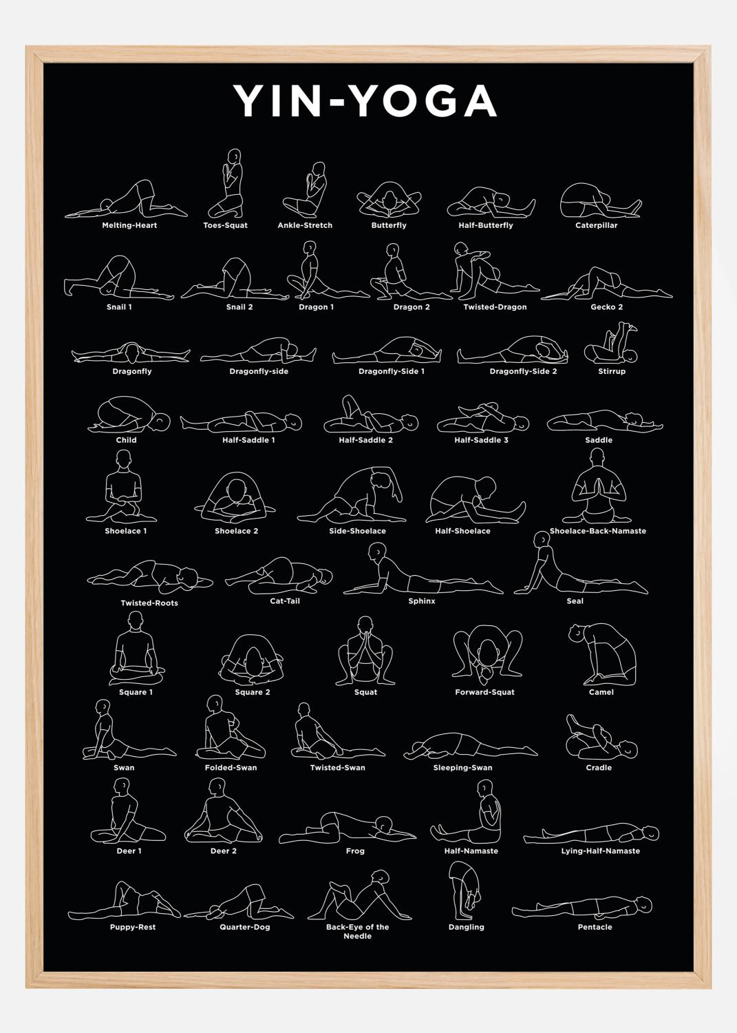 Product Image for Yoga - B&amp;W Poster (30x40 cm)