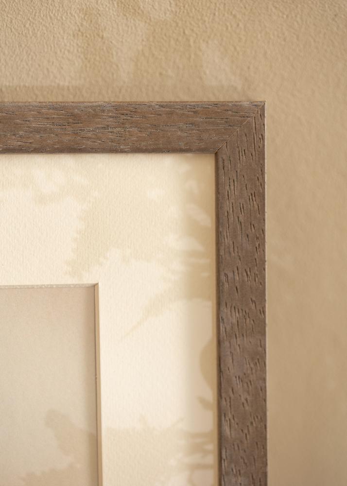 Ram Hermes Akrylglas Grå 60x80 cm