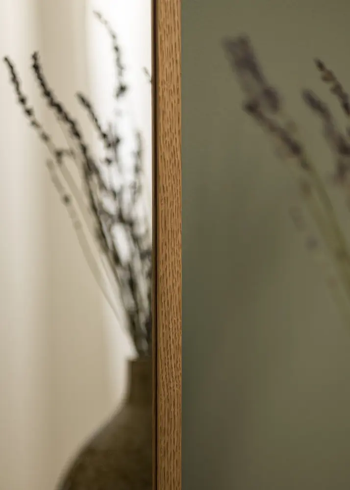 Spegel Solid Oak 43x123 cm