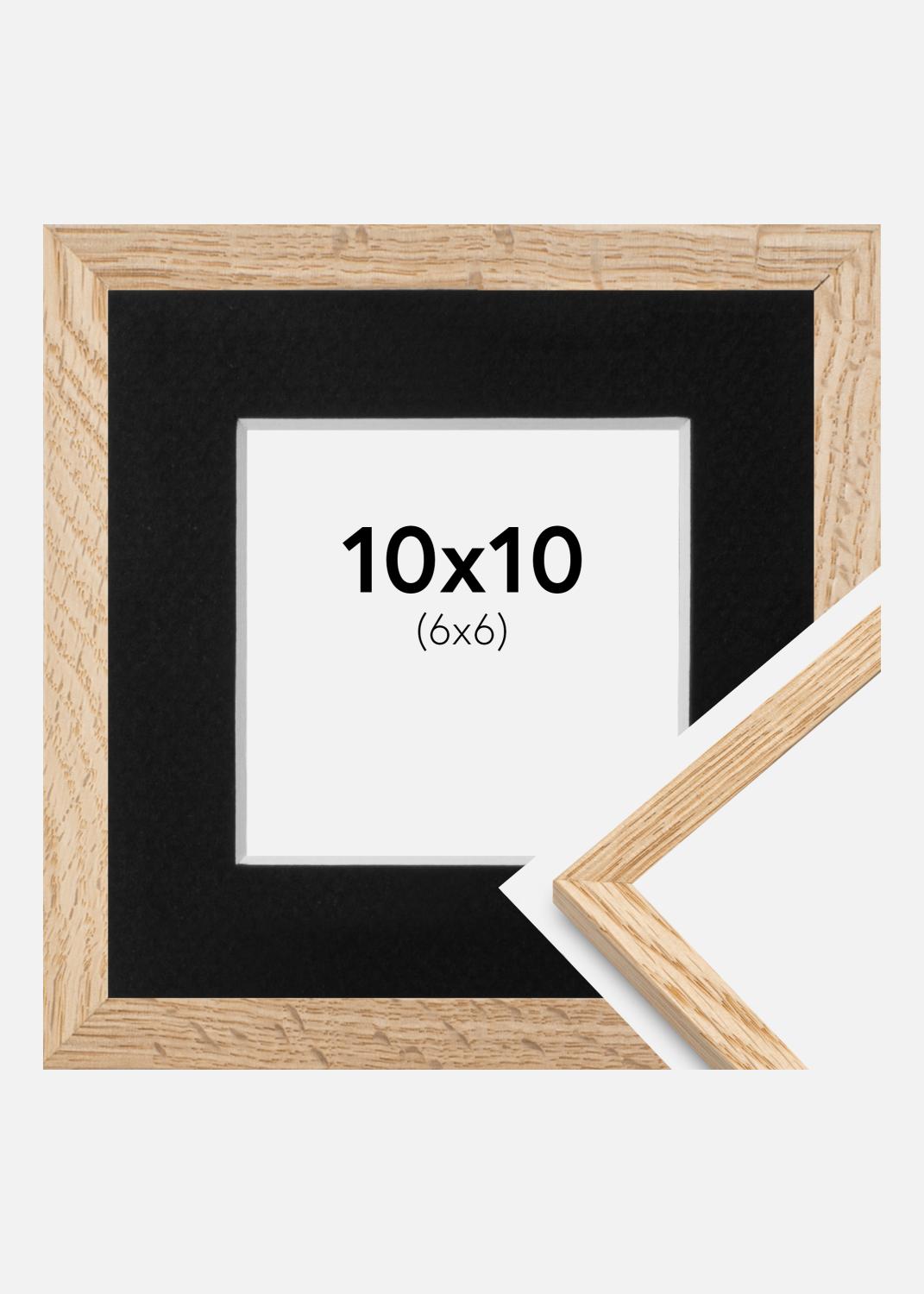 Product Image for Ram Tunn Ek 10x10 cm - Passepartout Svart 7x7 cm
