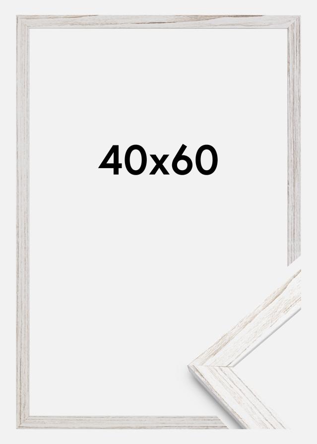 Ram Stilren Akrylglas Vintage White 40x60 cm