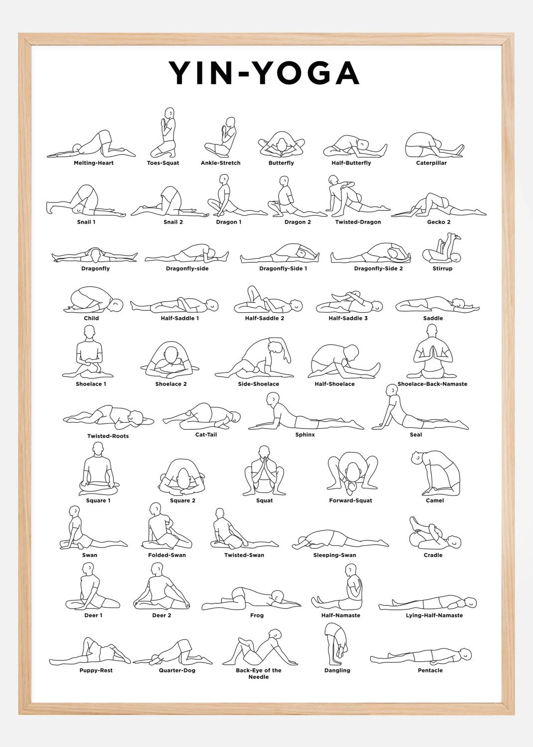 Product Image for Yoga - White Poster (40x50 cm)