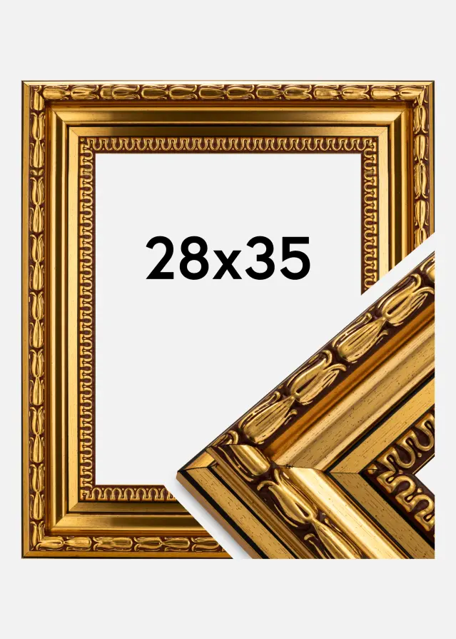 Ram Birka Premium Guld 28x35 cm