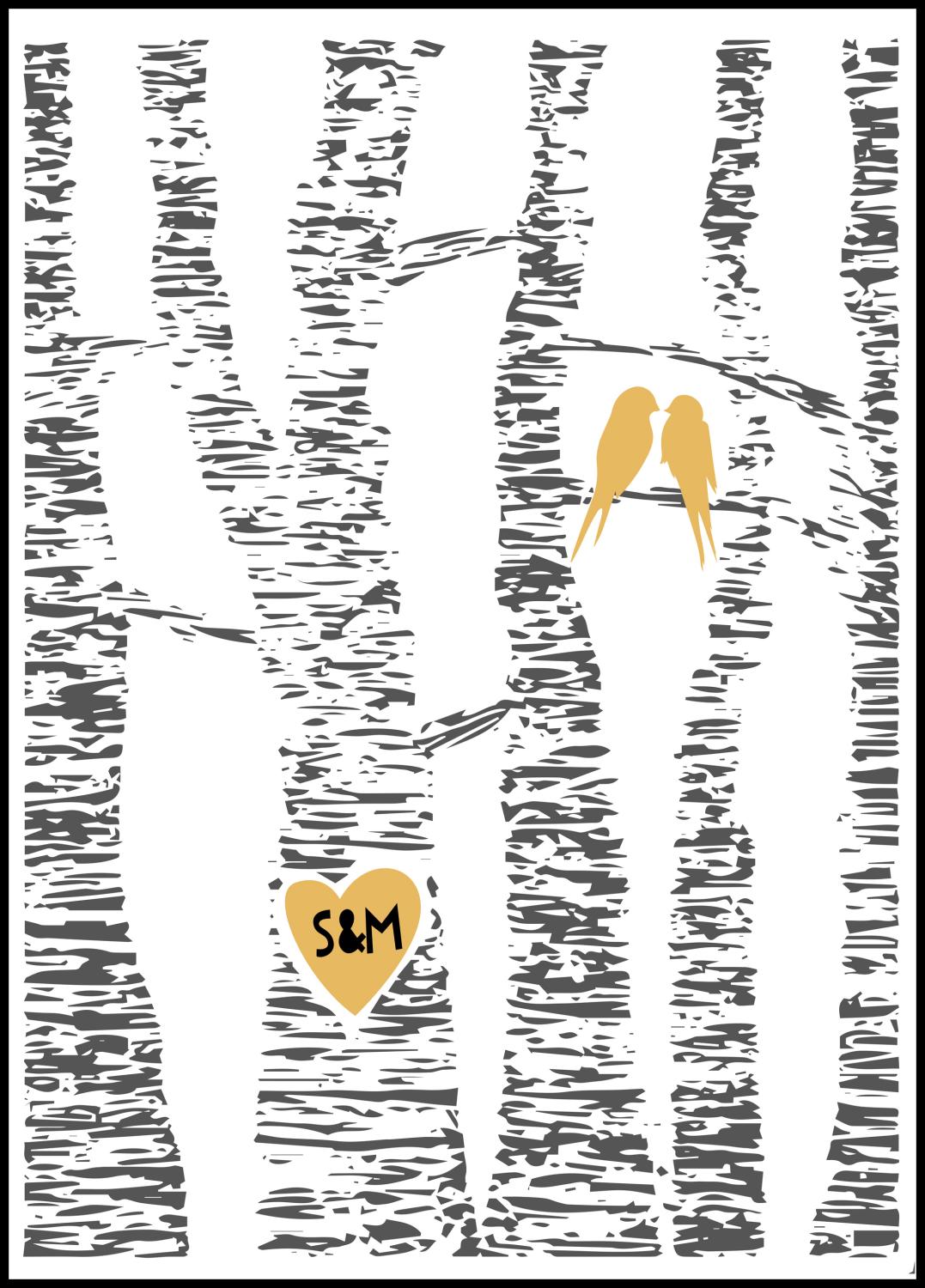 Product Image for Love in a tree (21x29,7 cm (A4))