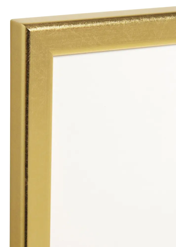Ram Slim Matt Antireflexglas Guld 10x10 cm