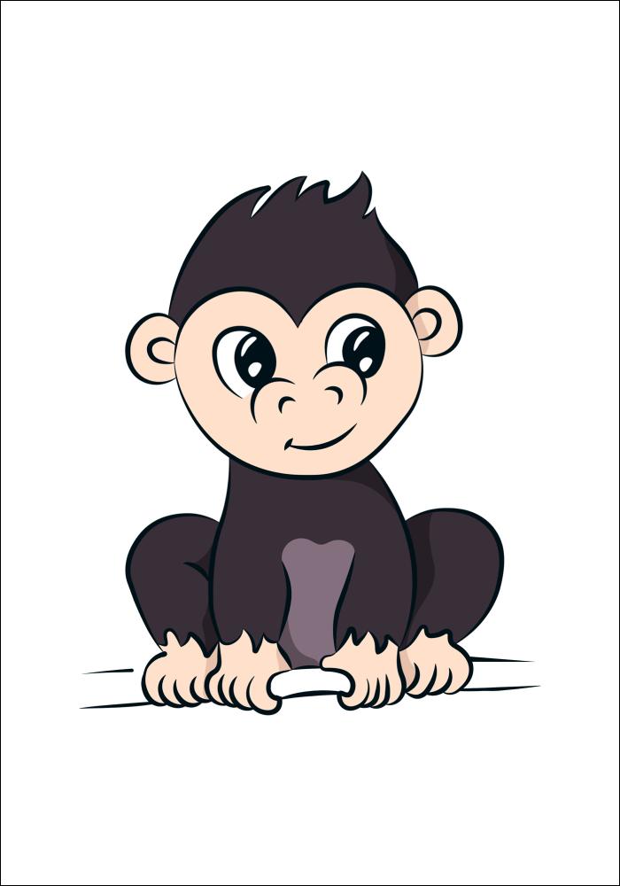 Världens Djur Schimpans Poster