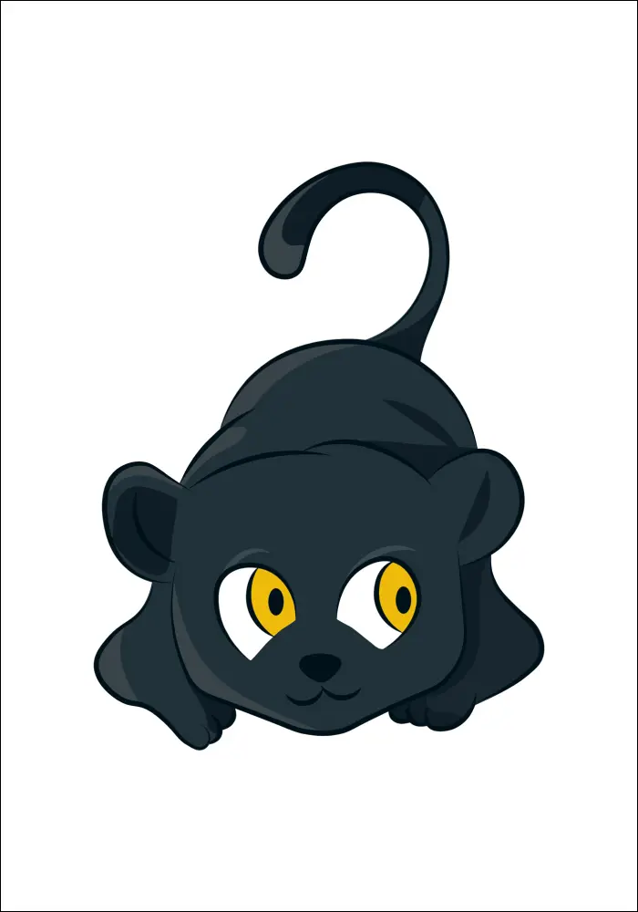 Världens Djur Panter Poster