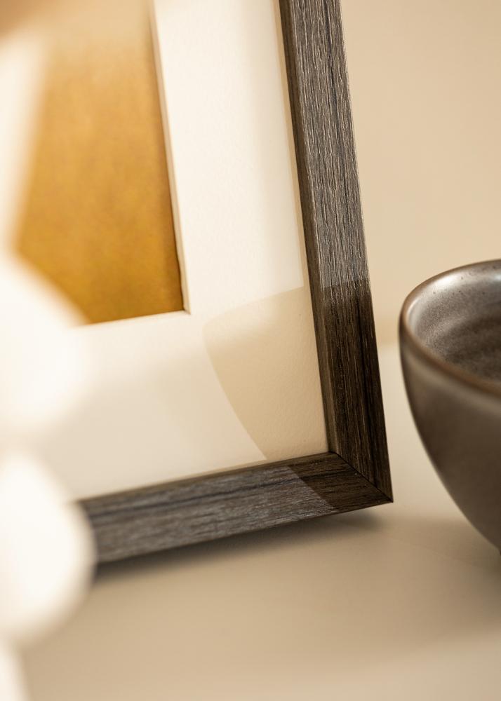 Ram Hermes Akrylglas Grey Oak 50x65 cm