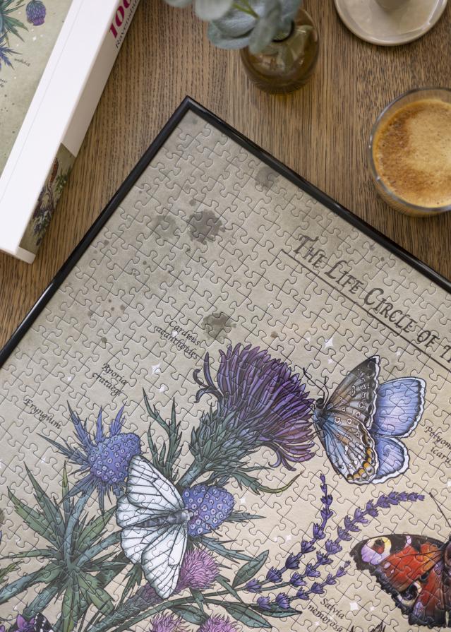 Pusselram Svart 70x100 cm