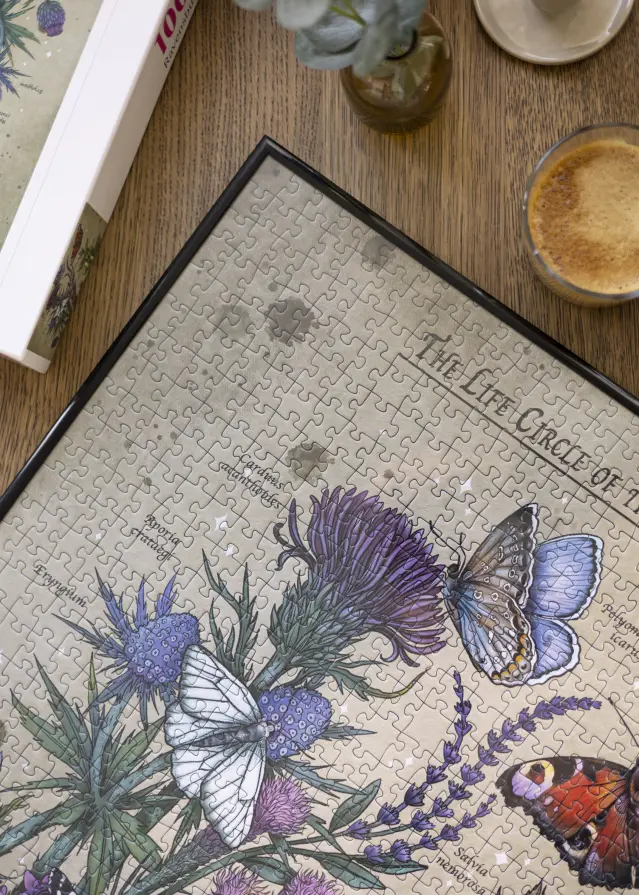 Pusselram Svart 50x66,5 cm