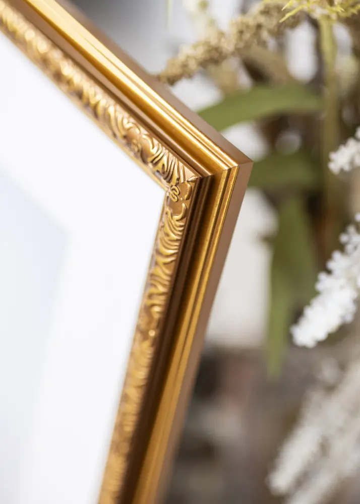 Ram Swirl Akrylglas Guld 29,7x42 cm (A3)