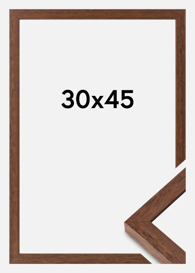Ram Hermes Akrylglas Teak 30x45 cm