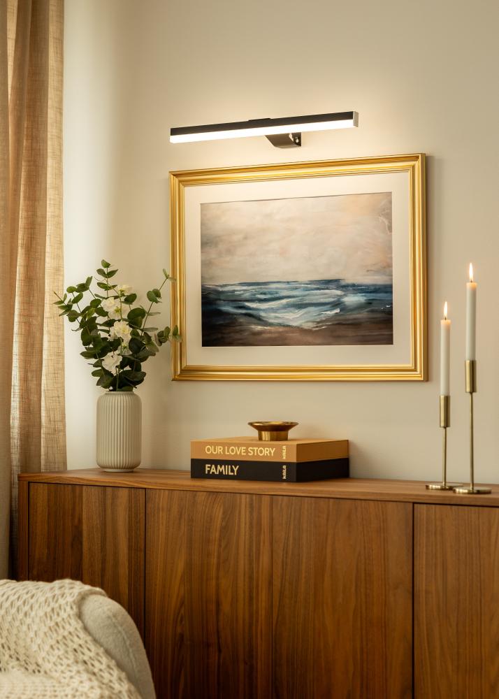 KAILA Glow Batteridriven Tavelbelysning 55 cm - Svart