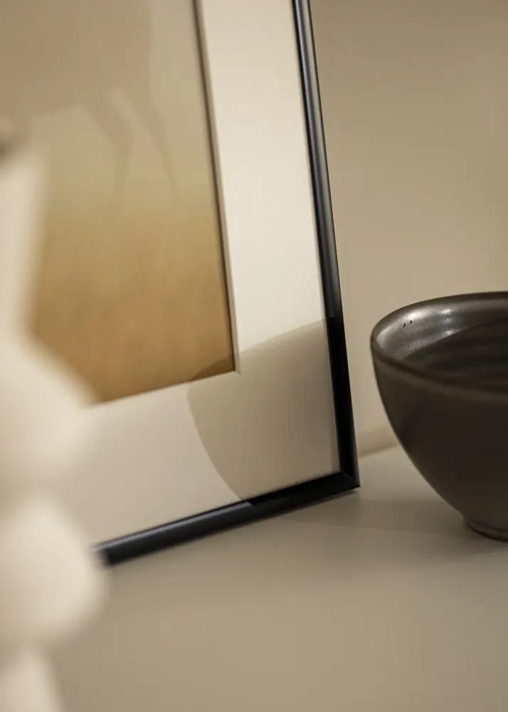 Ram Scandi Akrylglas Matt Svart 42x59,4 cm (A2)